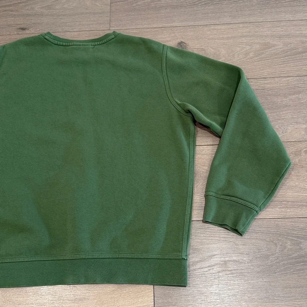 NIKE‎ Green Sportswear Club Solo Swoosh Fleece Crew Long Sleeve Sweatshirt Sz XL